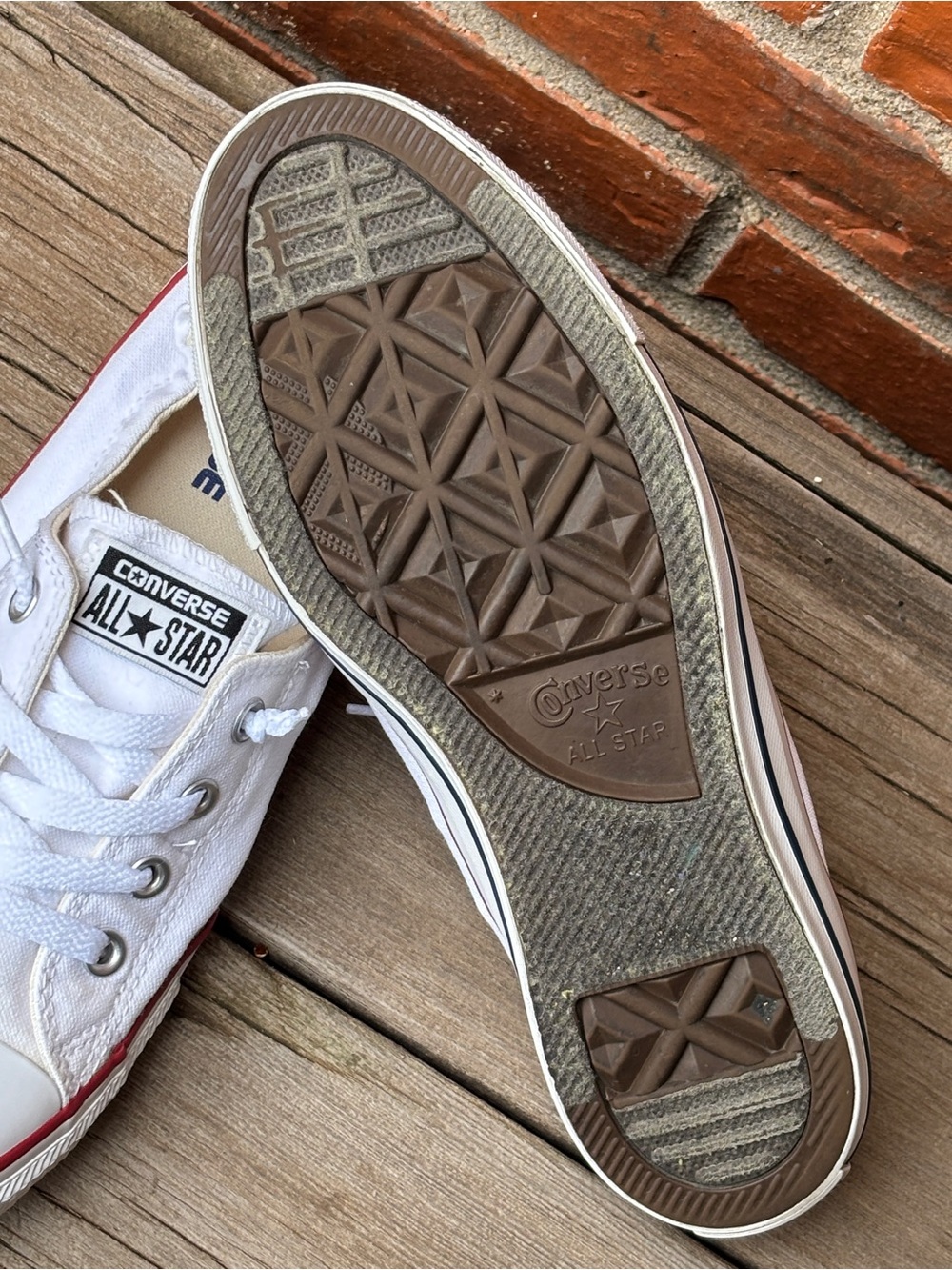 Converse All Star Shoreline White Slip On Sneakers Women 10 - Picture 8 of 8